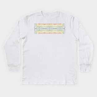 Rainbow Paint Blobs Kids Long Sleeve T-Shirt